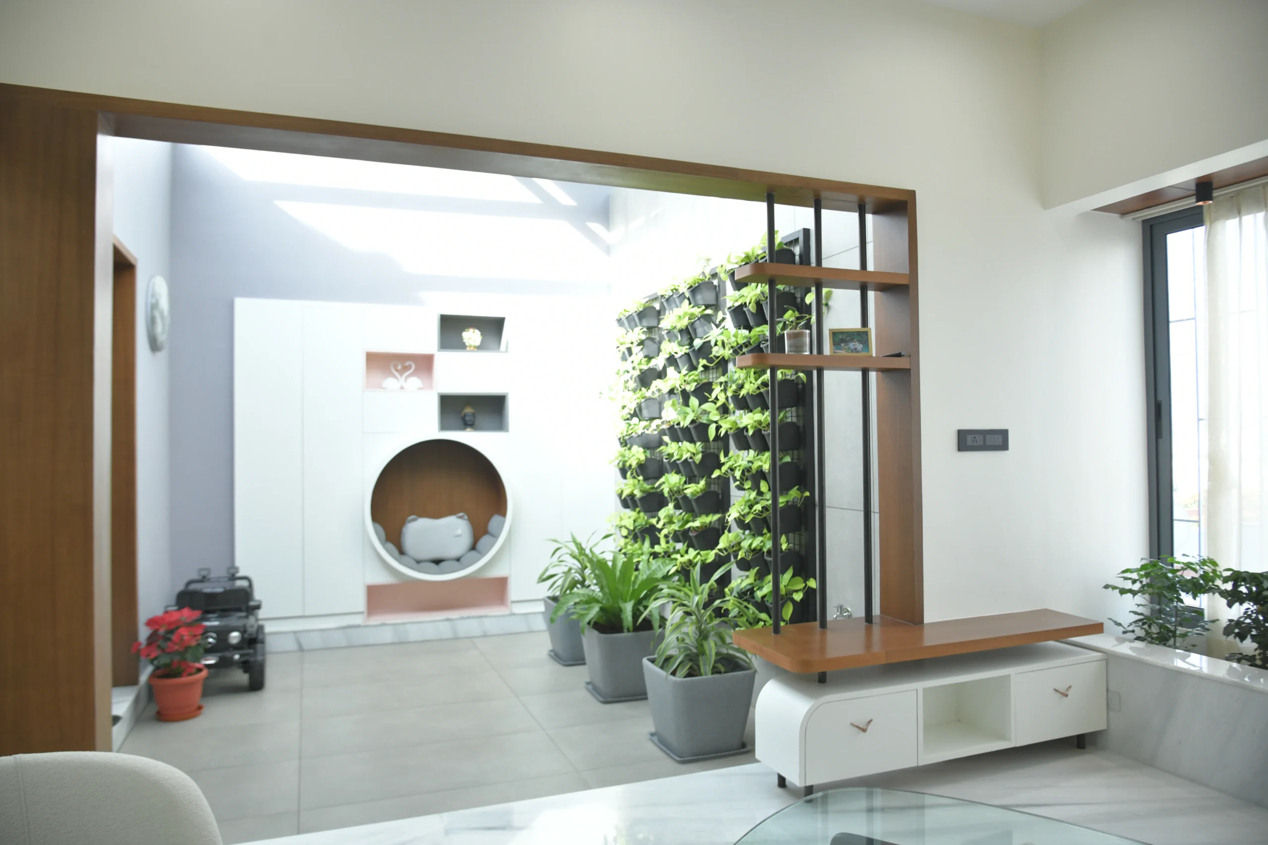 interior designer in banglore | vertical green wall